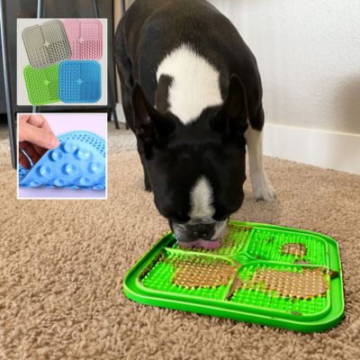 Tapis de léchage | Slowfeeder™ - Chiens et Compagnons